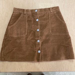 Corduroy Skirt